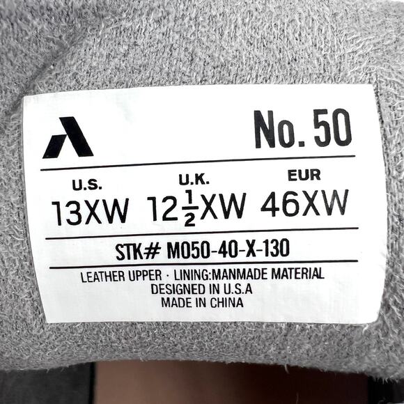 Anodyne No. 50 White Sport Trainer Sneaker Shoes Men's Size 13 Extra Wide USA - Picture 7 of 9